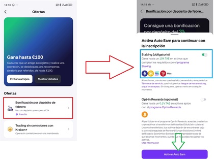 ¿Cómo funciona la nueva promoción de Kraken del 3% sobre depósitos?