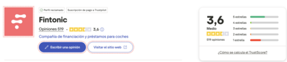 captura de opiniones reales de fintonic