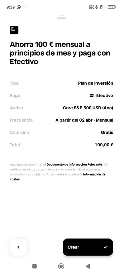 ETF iShares Core S&P 500 (Acc)