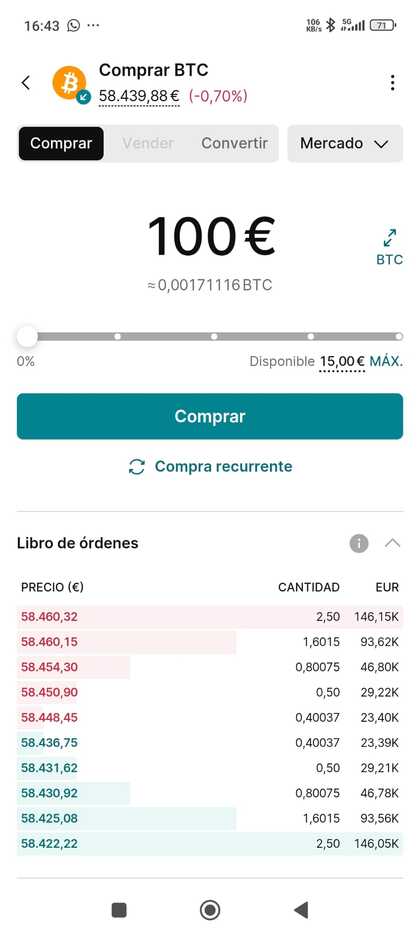 Comprar Bitcoin en el exchange Finst
