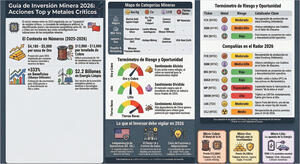 Mejores acciones mineras 2026: top 10 para invertir con criterio