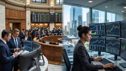 ¿Cuál es la diferencia entre la bolsa de comercio y la bolsa electrónica?