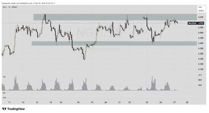 Compresión del precio del futuro del gas natural