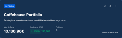 Coffehouse portfolio