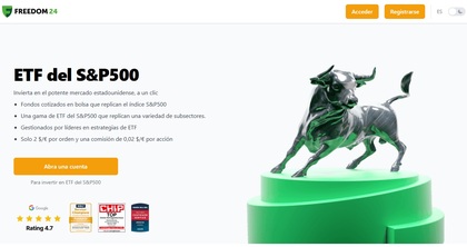 ETFs sobre el S&P 500 (SXR8) en Freedom24