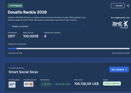 Compitiendo por ser el "mejor" inversor. Webinar sobre el Desafío Rankia