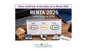 Cómo confirmar el Borrador de la Renta 2026. (Paso a paso)