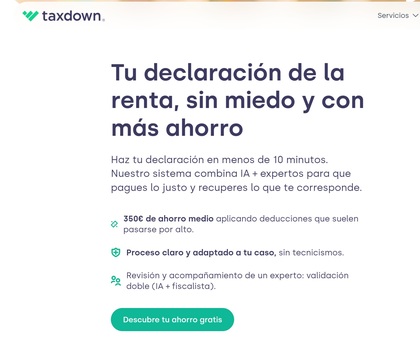 Taxdown ahorro fiscal