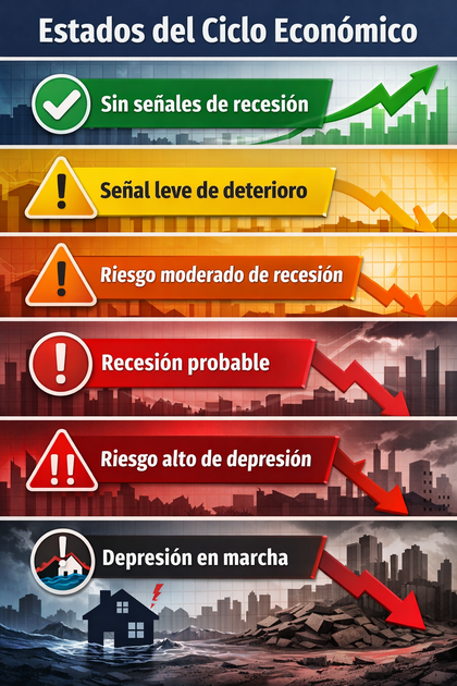(III) Inversores conservadores en la era de la incertidumbre: Detector del ciclo económico.