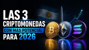Las 3 criptomonedas con más potencial para 2026