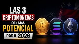 Las 3 criptomonedas con más potencial para 2026