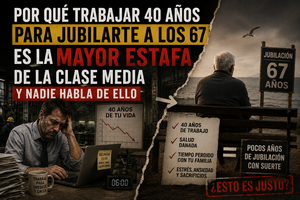 Por qué trabajar 40 años para jubilarte a los 67 es la mayor estafa de la clase media y nadie habla de ello