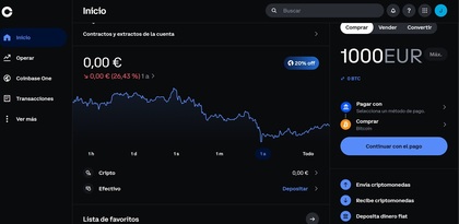Plataforma coinbase para usuarios principiantes e invertir con poco dinero