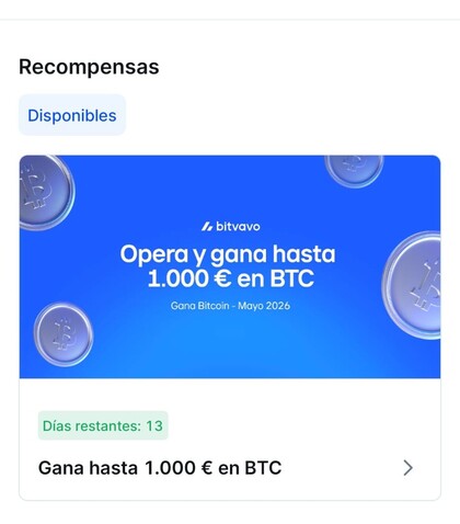 Sorteo 1.000€ en Bitcoin con Bitvavo