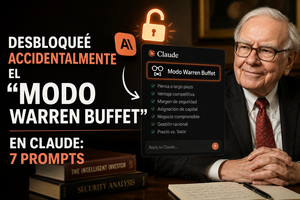 Desbloqueé accidentalmente el "Modo Warren Buffet" en Claude: 7 Prompts