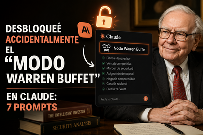 Desbloqueé accidentalmente el "Modo Warren Buffet" en Claude: 7 Prompts