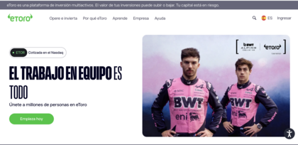 Interfaz eToro