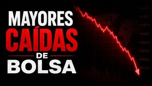 Las mayores caídas de la bolsa de valores en la historia