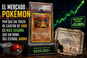El Mercado Pokémon: Por qué un trozo de cartón de 1999 es más seguro que un bono del Estado