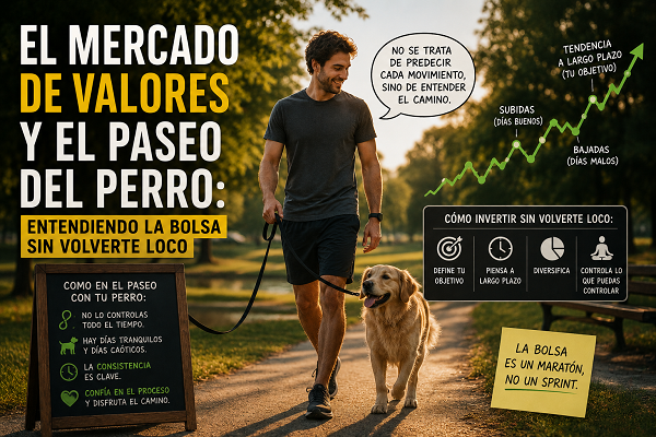 El Mercado de Valores y el Paseo del Perro: Entendiendo la bolsa sin volverte loco