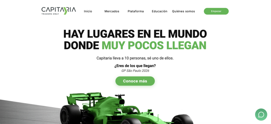 Página web Capitaria