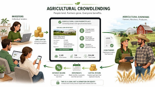 Cómo invertir en crowdlending agrícola con rentabilidad y riesgos