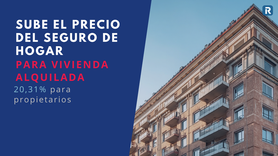 Edificio de viviendas en alquiler en España donde el seguro de hogar para arrendadores ha subido un 20% en 2026