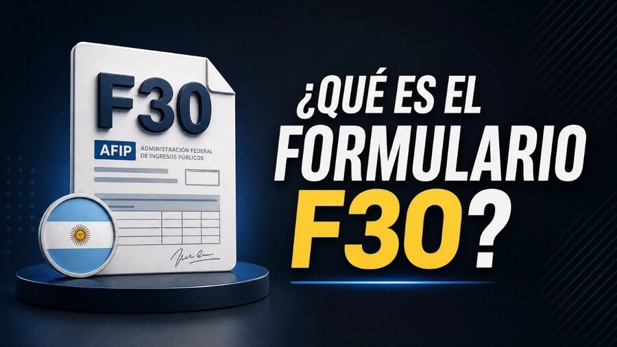 ¿Qué es el Formulario F-30?