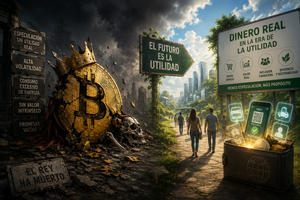 El gran engaño del Bitcoin: por qué la criptomoneda reina morirá mientras el dinero real se muda a la utilidad