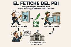 El fetiche del PIB: Por qué romper ventanas es la mejor estrategia económica del mundo