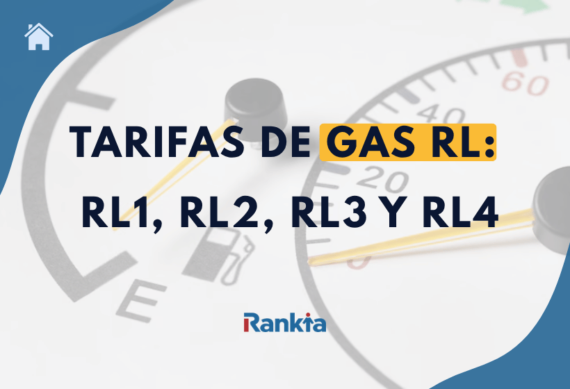 Comparativa de tarifas de gas RL1, RL2, RL3 y RL4 según consumo anual