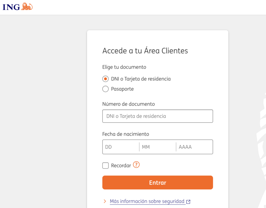Plataforma de ING