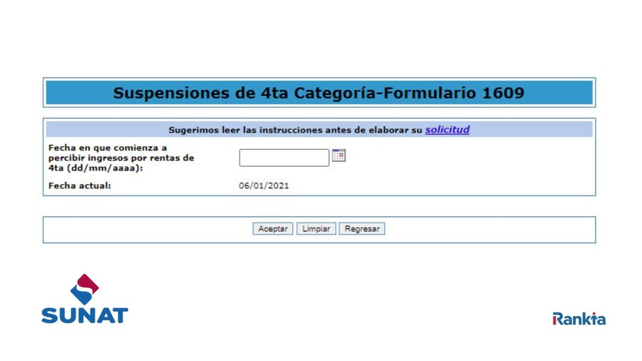 ¿Cómo sacar la suspensión de retenciones de 4ta Categoría?