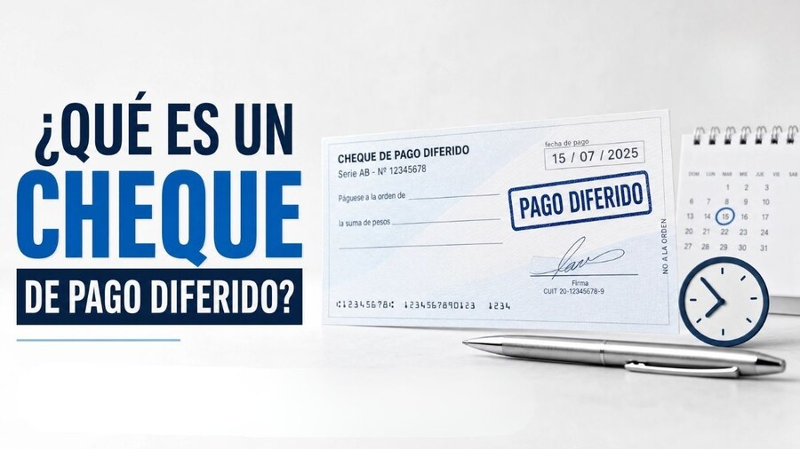 ¿Qué es un cheque de pago diferido en Argentina?
