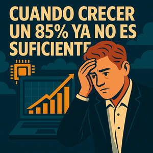 Cuando crecer un 85% ya no es suficiente