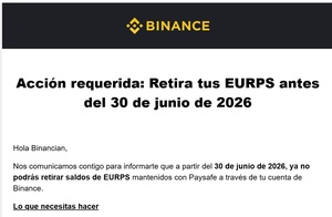 ¿Cómo retirar dinero de Binance (antes del 01 de julio)?