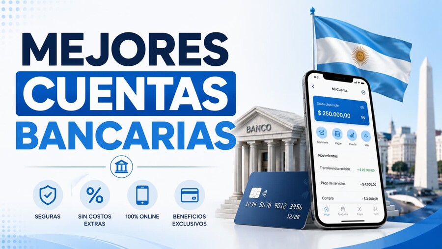 Mejores cuentas bancarias en Argentina