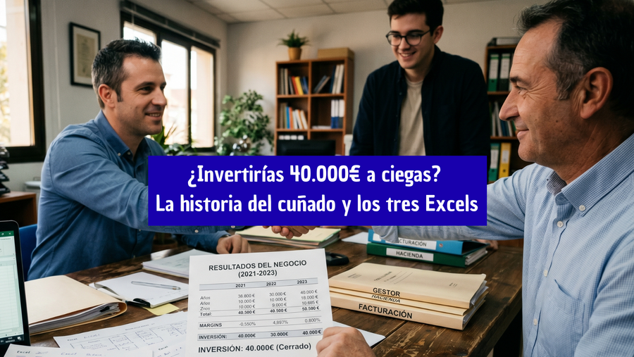 El cuñado que quería invertir 40.000€ y el caos de los tres Excels