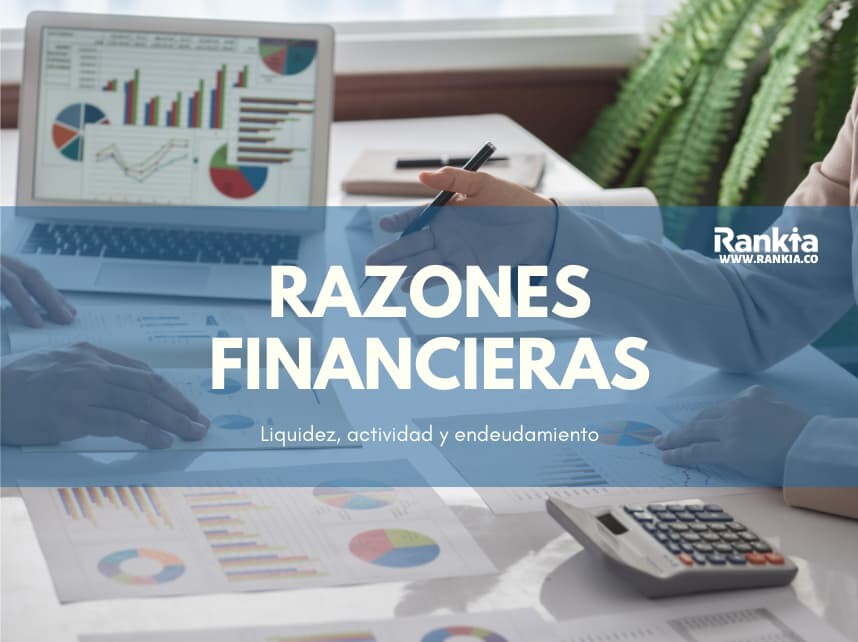 Gráfico que ilustra diversas razones financieras utilizadas en análisis contable y evaluación de empresas.