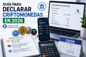 Guía para declarar criptomonedas en 2026 con ejemplos