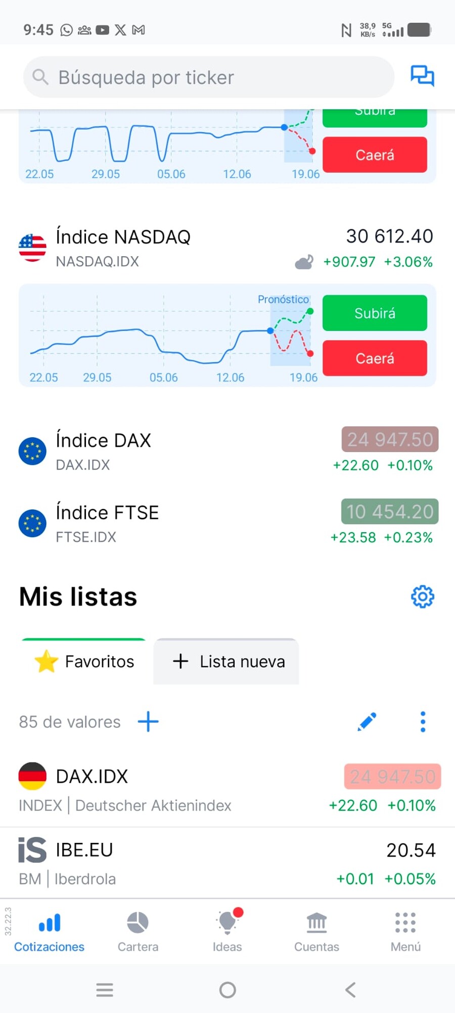 Freedom24 app móvil