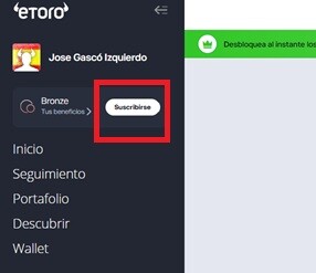 ¿Cóo activar los intereses de la cuenta de saldo remunerada de eToro?