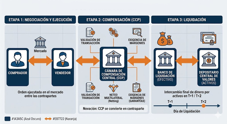 Flujo de una cámara de compensación