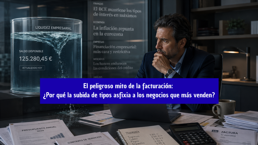 El peligroso mito de la facturación: ¿Por qué la subida de tipos asfixia a los negocios que más venden?