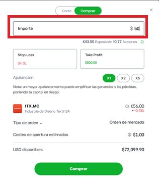 eToro comprar acciones fraccionadas