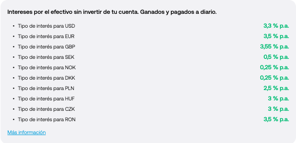 Divisas Cuenta Remunerada
