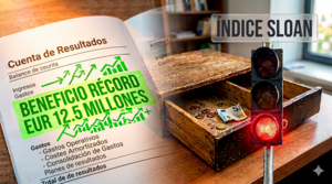 ¿Qué número destapa los beneficios falsos según el Ratio Sloan?
