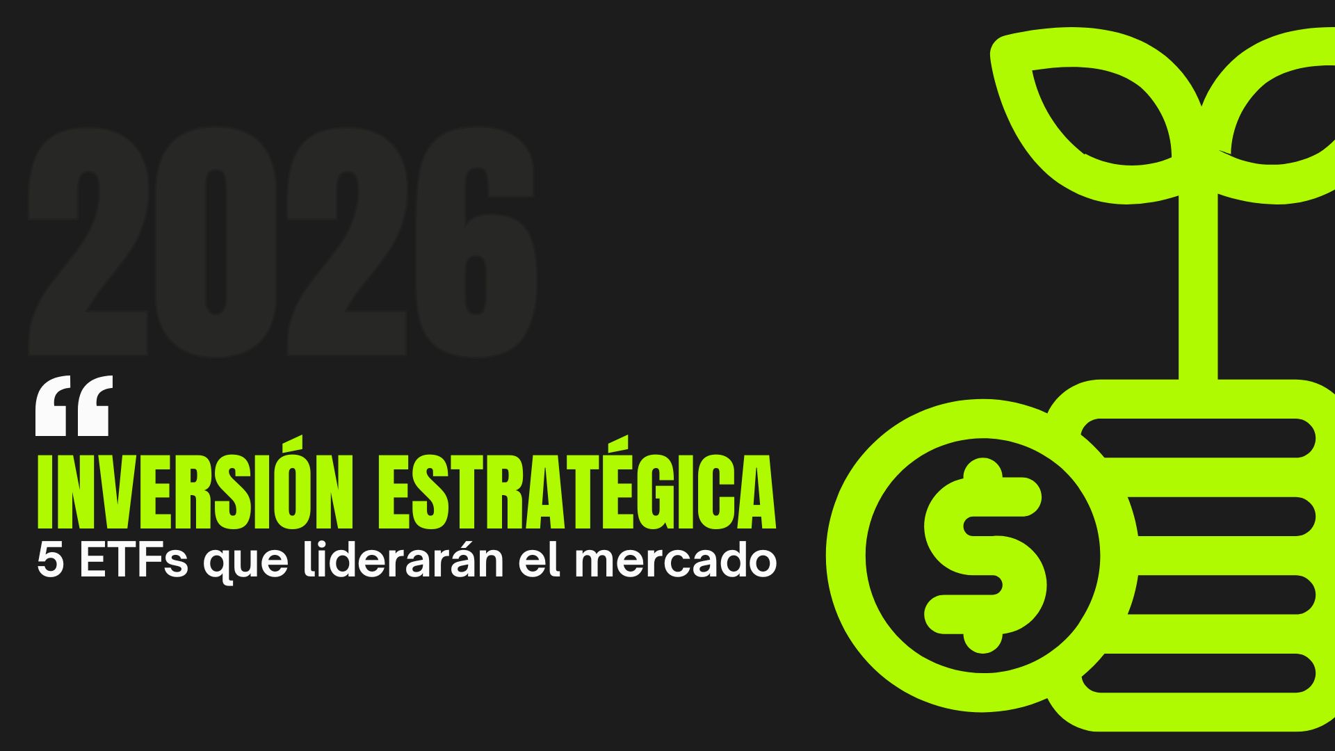 ETFs temáticos 2026: 5 fondos para capitalizar tendencias del mercado