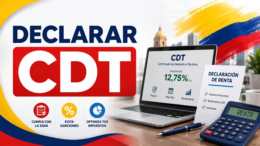 Cómo declarar un CDT en renta