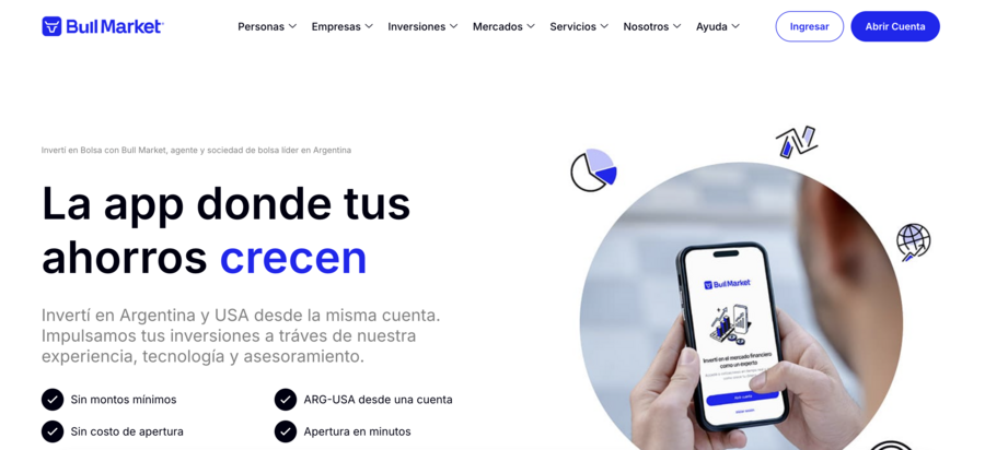 Detalle de cómo abrir cuenta en Bull Market Brokers